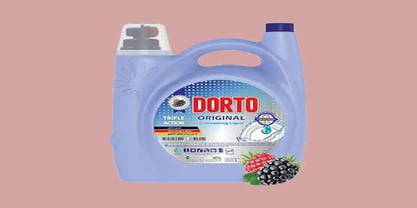 مایع ظرفشویی دورتو 4 لیتری عملکرد سریع آبکشی حرفه‌ای